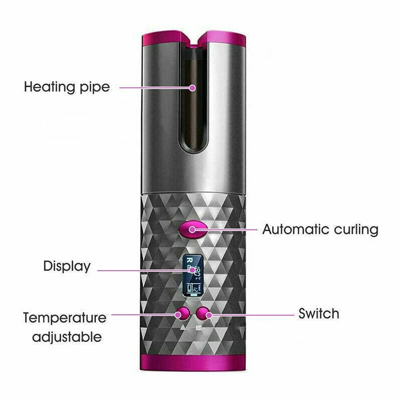 Cordless Auto Rotating Hair Curler