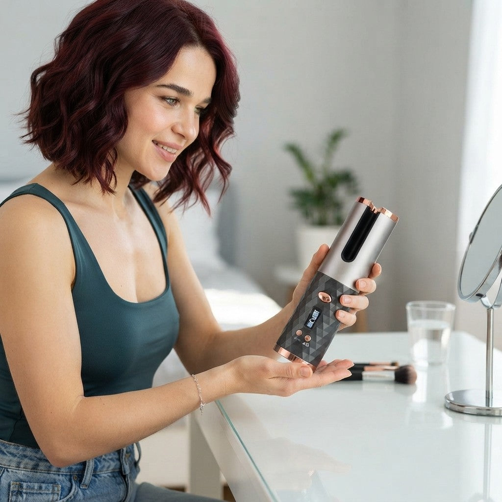 Cordless Auto Rotating Hair Curler